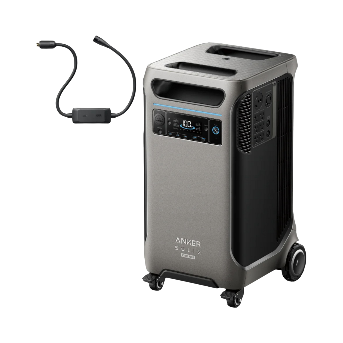 Anker SOLIX F3800 Plus Power Station (3840Wh) + Gas Generator Adapter