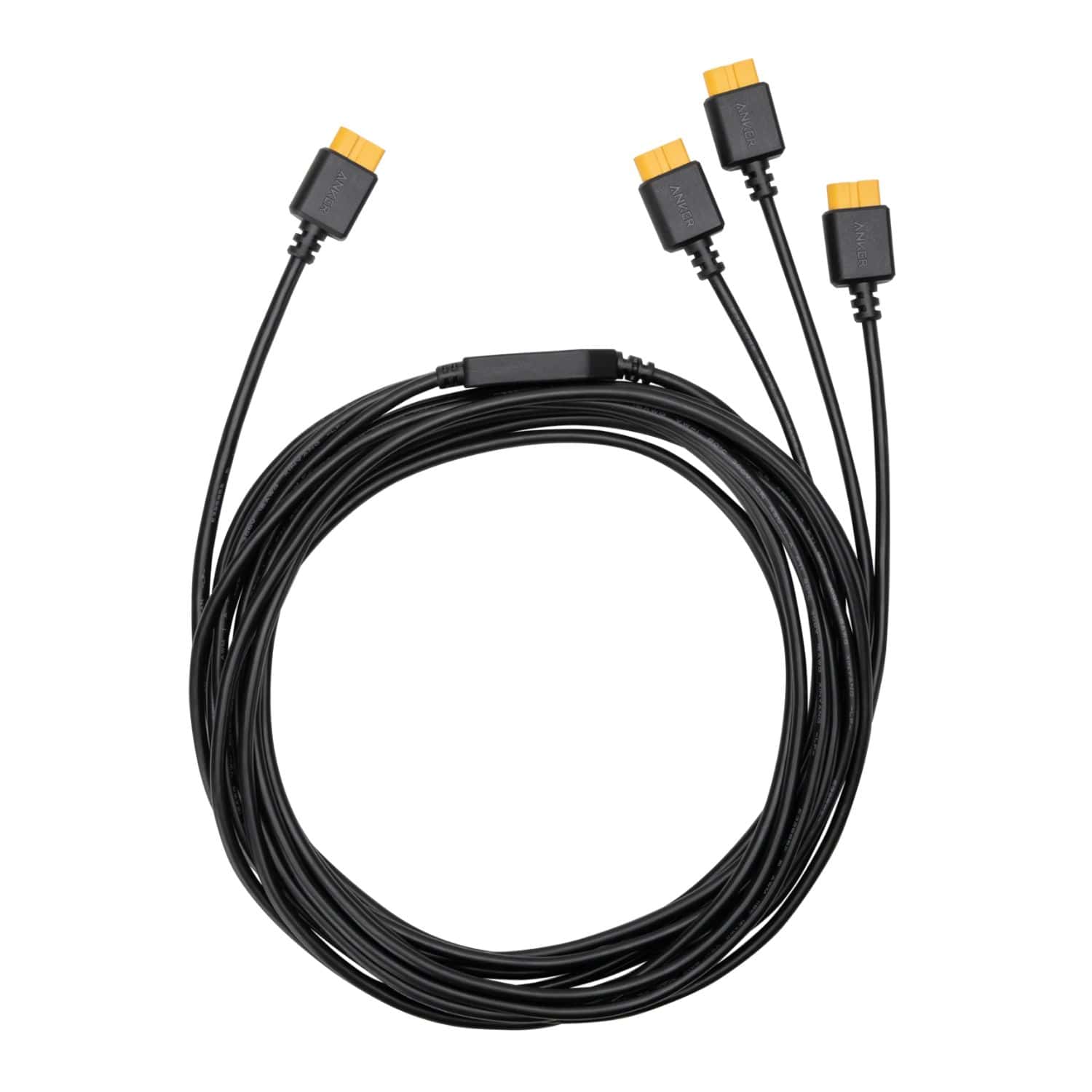 Anker SOLIX XT60 3-Port Solar Charging Cable (25 cm)