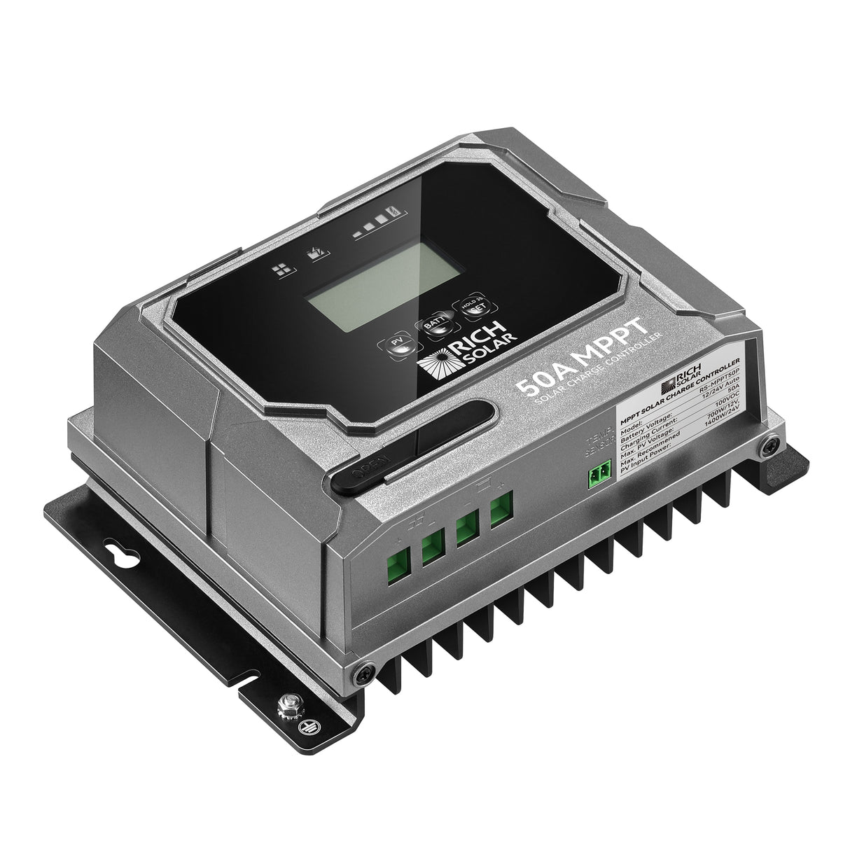 Rich Solar BRAVO 50 | 50 Amp MPPT Solar Charge Controller | Premier 50A 12V/24V MPPT Solar Controller - Image 3