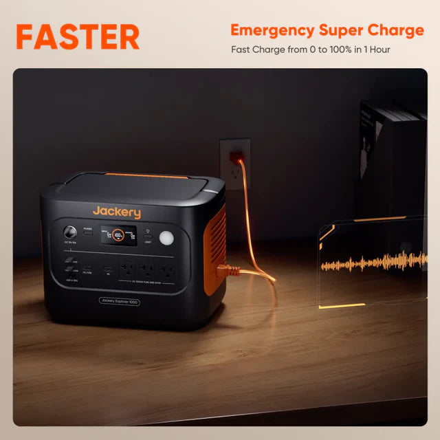 Jackery Explorer 1000 V2 Power Station (1070 Wh + 1500 W)