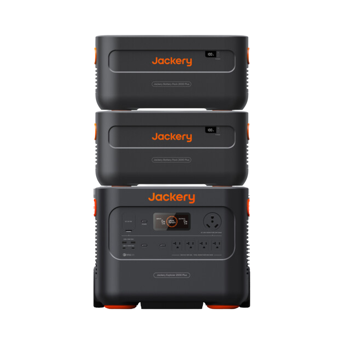 Jackery Explorer 2000 Plus Power Station with Two Battery Packs (6126 Wh)
