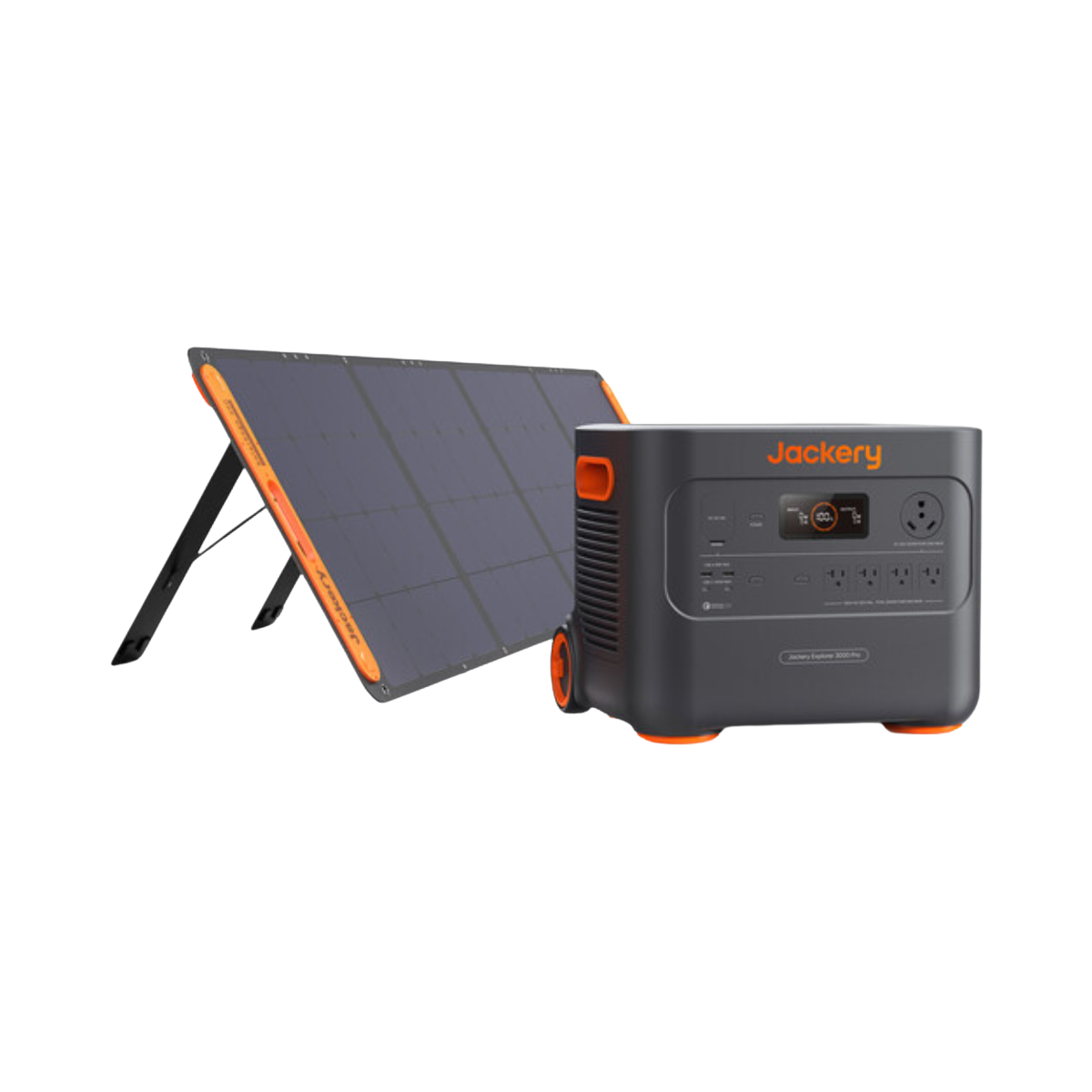Jackery Explorer 3000 Pro Power Station with SolarSaga 200W Solar Panel (3037 Wh + 200 W)