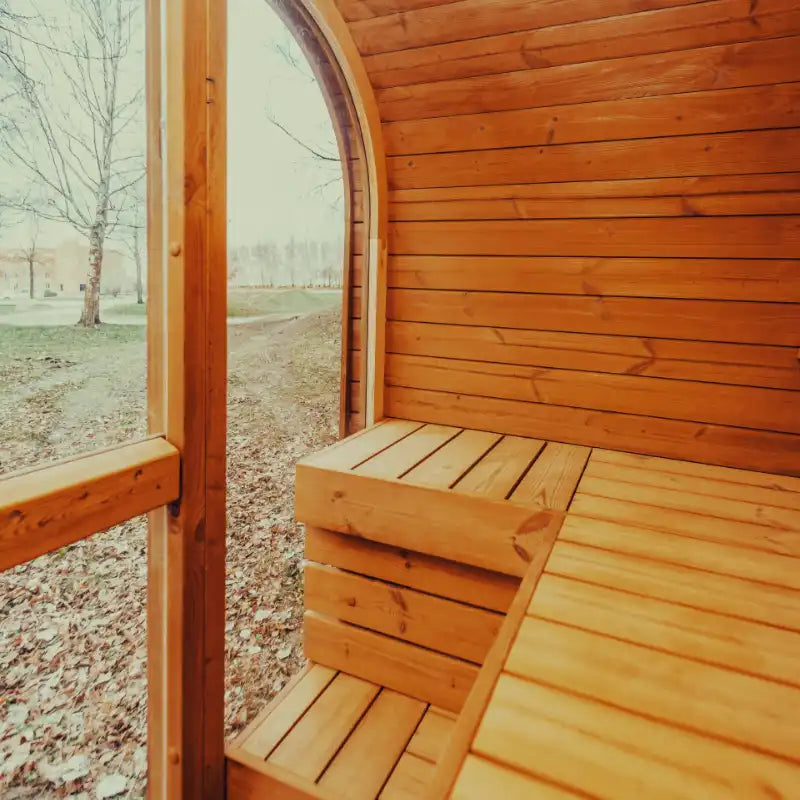 Mande Spa USA MW12 Thermowood® Outdoor Sauna