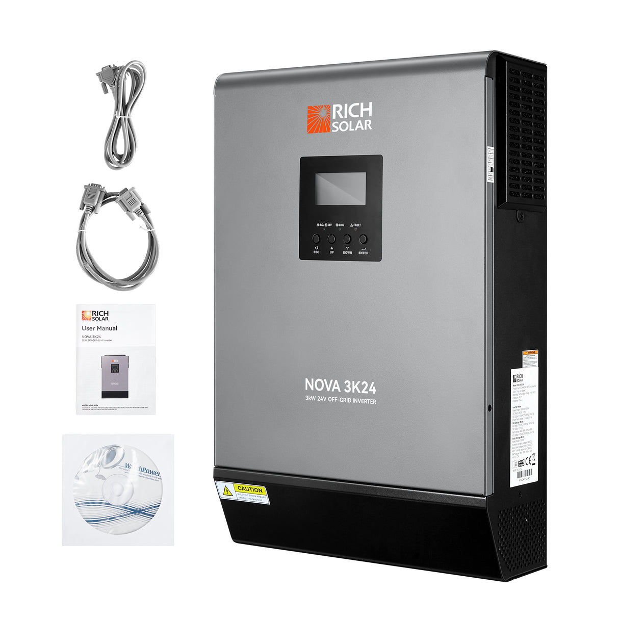 Rich Solar Nova Max 3K 24 Volt Hybrid Inverter (3kW) - Image 4