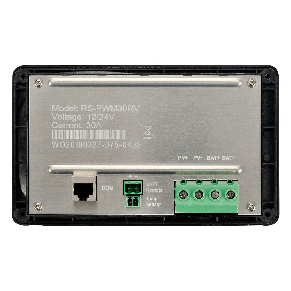 Rich Solar 30 Amp Flush Mount PWM Solar Charge Controller | 30A 12V/24V PWM Controller - Image 7