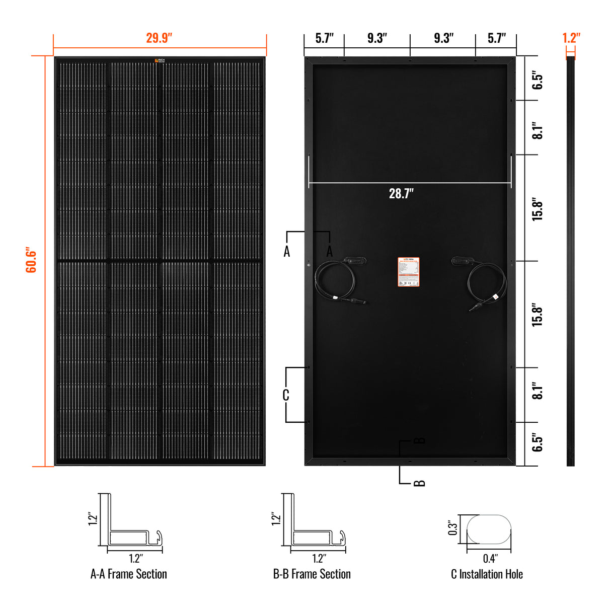Rich Solar MEGA 250 - 250W 12V Solar Panel - Image 15