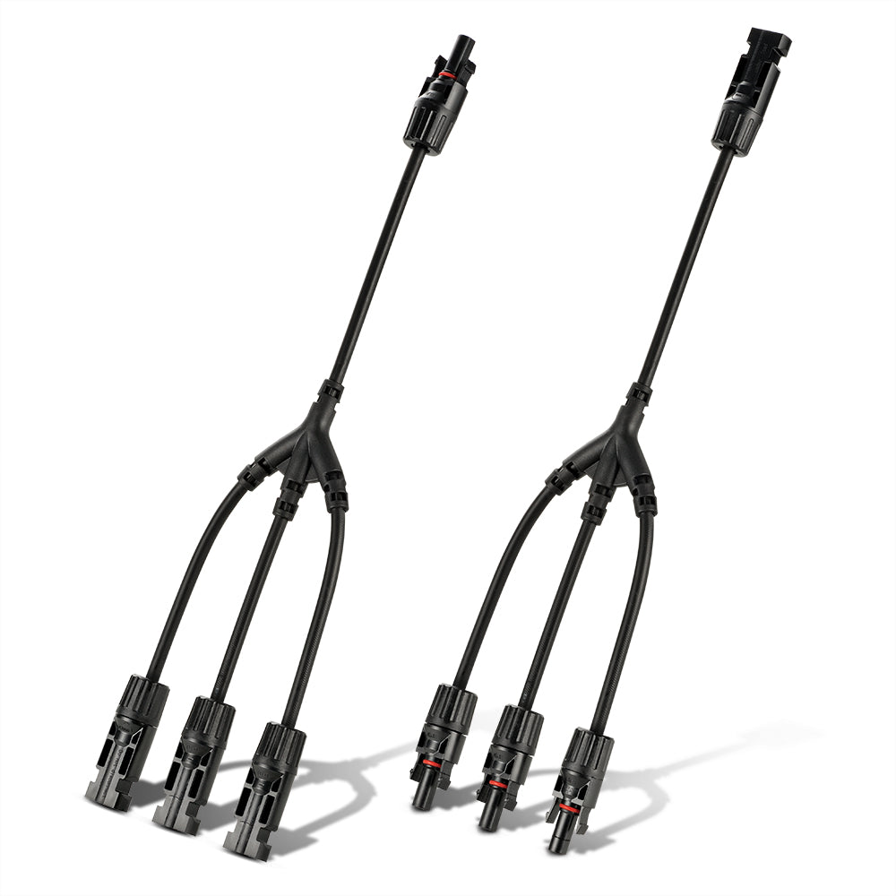 Rich Solar Y Branch Parallel Adapters 3-to-1 | 3-to-1 Weatherproof Parallel Adapters for Solar Panels - Image 2