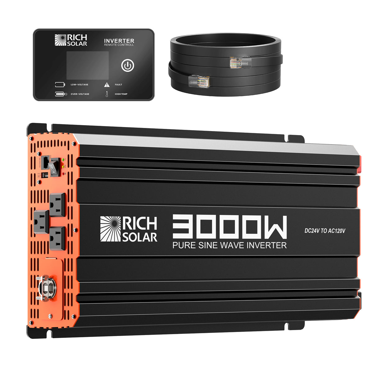 Rich Solar Nova Pure Max 3K 24 Volt Industrial Pure Sine Wave Inverter (3kW) - Image 4