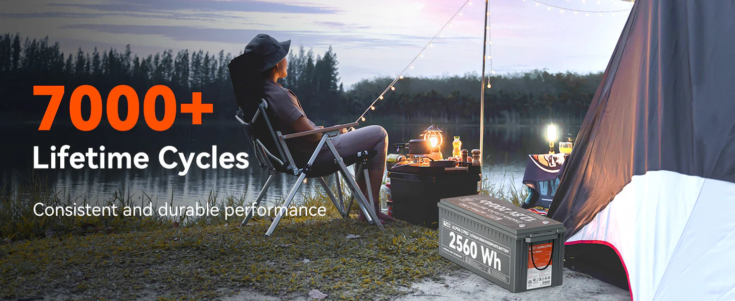 Rich Solar Alpha 2 Pro LiFePO4 12 Volt Lithium Battery (2,560Wh) description image