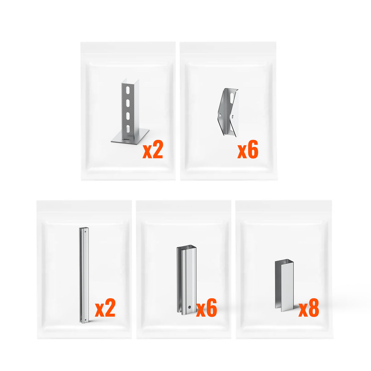 Rich Solar Solar Ground Mount | Fit MEGA 200/MEGA 220/MEGA 250 | Adjustable, Easy-to-Install Brackets for 1-4 Panels - Image 7