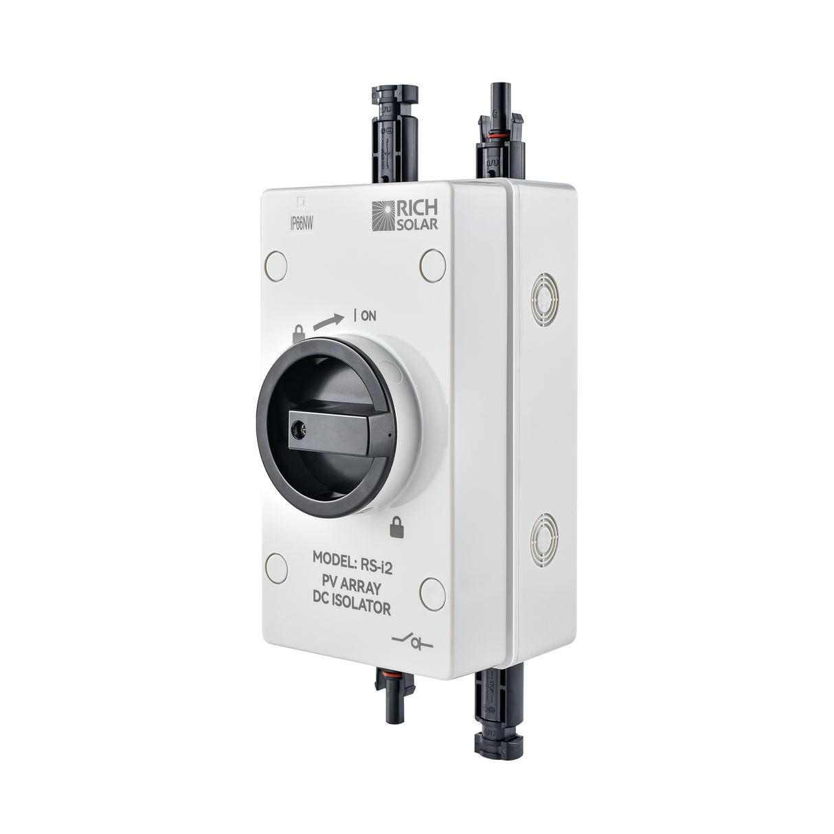 Rich Solar Solar PV DC Quick Disconnect Switch | Solar Array DC Quick Disconnect Switch | 1500 Volt 55 Amp | 2 Pole 1 String - Image 3