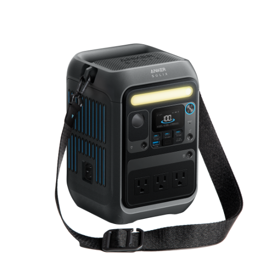 Anker SOLIX C300X Portable Power Station with Strap (288 Wh)