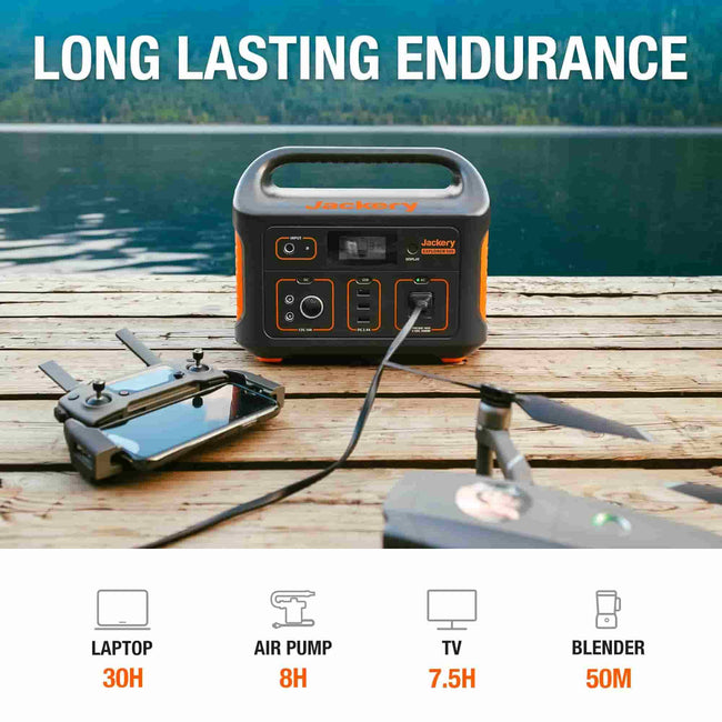 Jackery E500 Plus Solar Power Generator (518Wh)